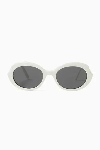 Round Sunglasses in Acetate