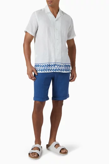 Italian Fit Shorts in Linen