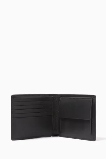 Refined Bi-fold Wallet in Leather