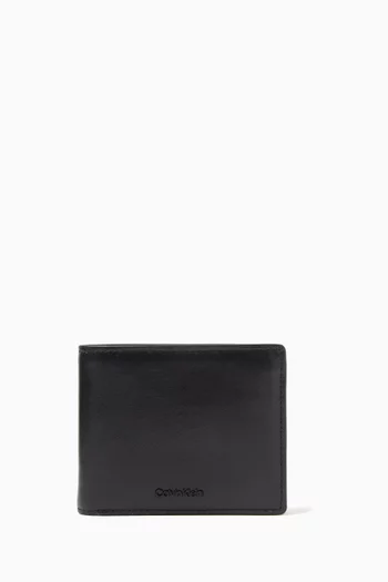 Refined Bi-fold Wallet in Leather