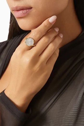 Sak Gafla Rotating Ring in 18kt Gold