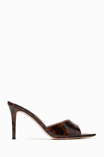 Elle 85 Mule Sandals in Patent Leather