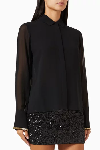 Femme Bead-embellished Shirt