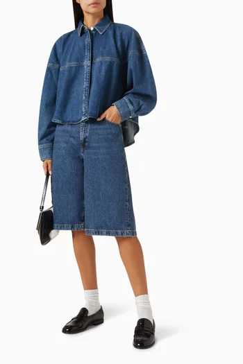 The Bubble Shirt in Denim