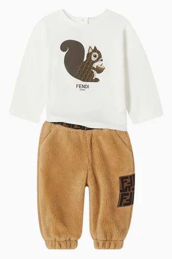Logo Sweatpants in Fleece