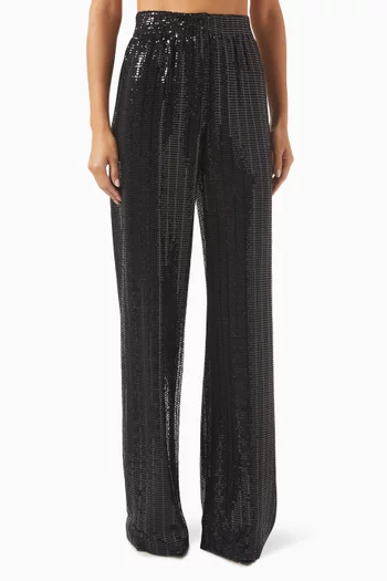 Elba Sequin Wide-leg Pants