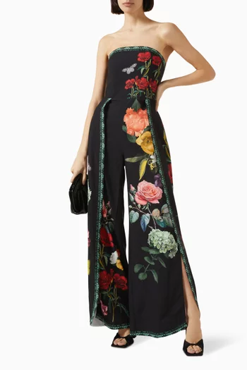 Berna Wide-leg Jumpsuit in Recycled Polyester Blend