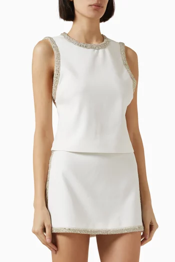 Amal Embellished Tank Top
