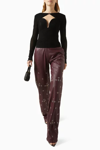 Jiji Corset Top with Bolero in Stretch Velvet