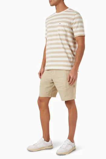 Striped T-shirt in Cotton Jersey
