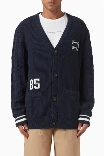 Varsity Knitted Cardigan