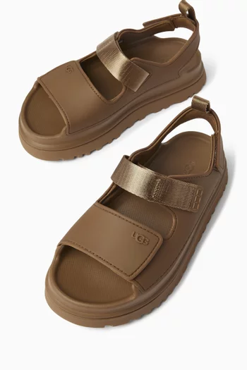 GoldenGlow Sandals