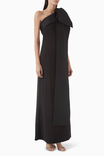 Adrian Maxi Dress in Crepe