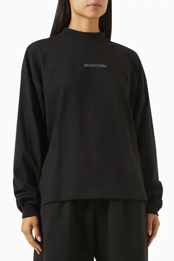 Logo T-shirt in Cotton-jersey
