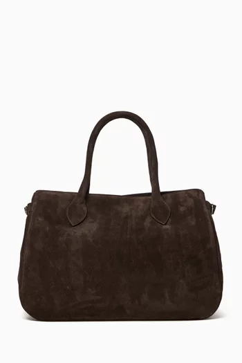 Oversized Patrizia Tote Bag in Leather