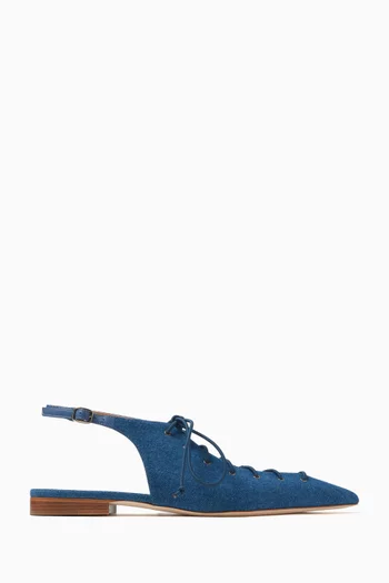 Alia 10 Slippers in Denim