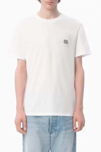 VLogo T-shirt in Cotton