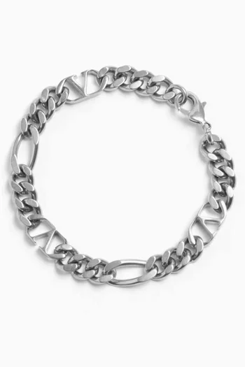 VLogo Signature Bracelet in Metal