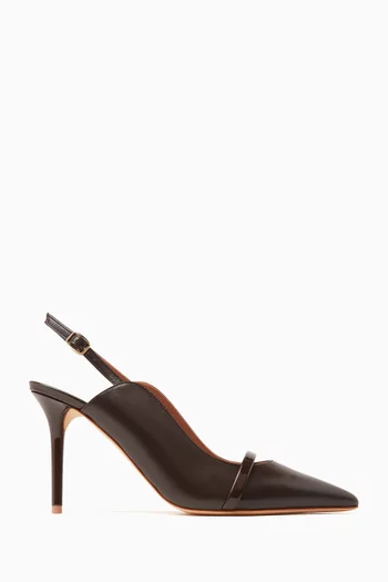 Marion 85 Slingback Pumps in Nappa Leather