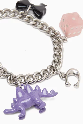 Motif Chain Bag Charm