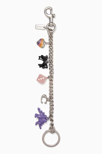 Motif Chain Bag Charm