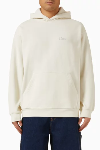 Classic Small Logo Hoodie in Cotton