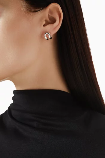 The Asta Earrings in Sterling Silver