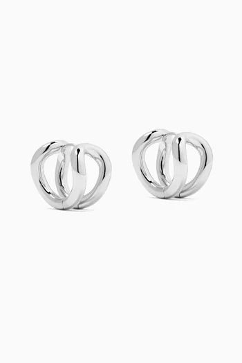 The Steffie Earrings in Sterling Silver