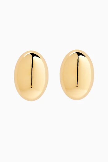 The Camille Earrings in 18kt Gold-plated Brass