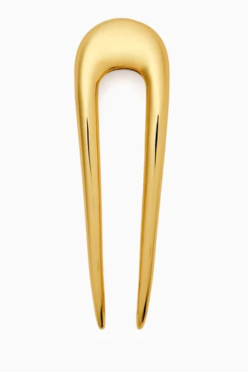 The Frida Hair Pin in Gold-plated Brass