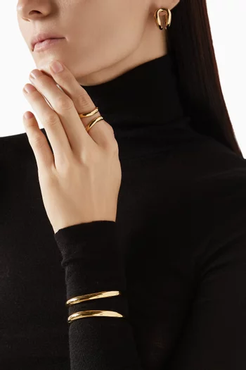 The Maggie Bracelet in 18kt Gold-plated Brass