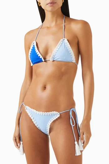 Peaches Crochet Bikini Set