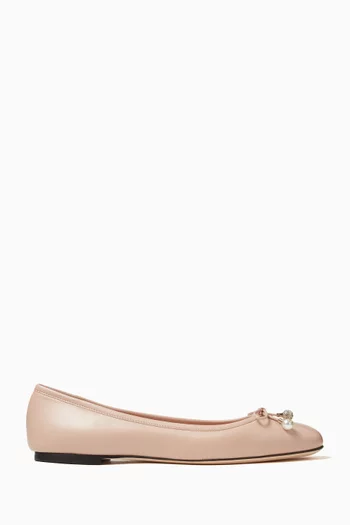 Elme Ballet Flats in Nappa