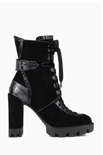 Macademia 100 Ankle Boots in Veau Velours