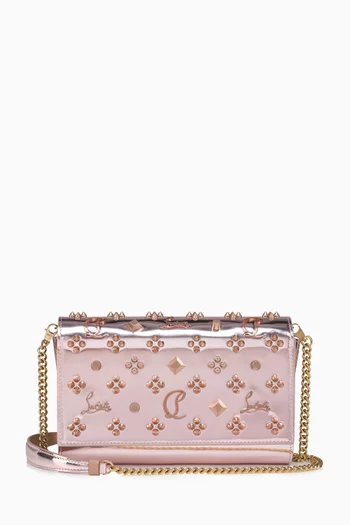 Paloma Clutch in Metallic Leather
