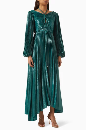 Lanesfield Maxi Dress in Plissé