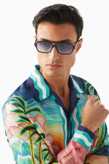 Burt Aviator Sunglasses in Acetate