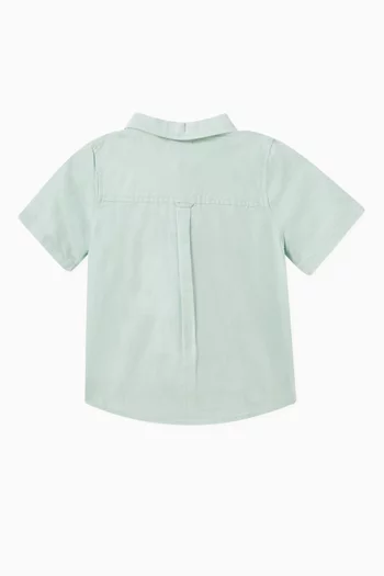 Shirt in Linen-blend