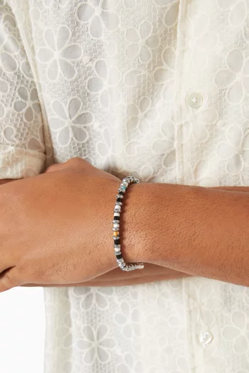 Hematite Roundel Beads Bracelet