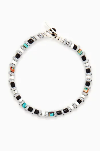 Hematite Roundel Beads Bracelet