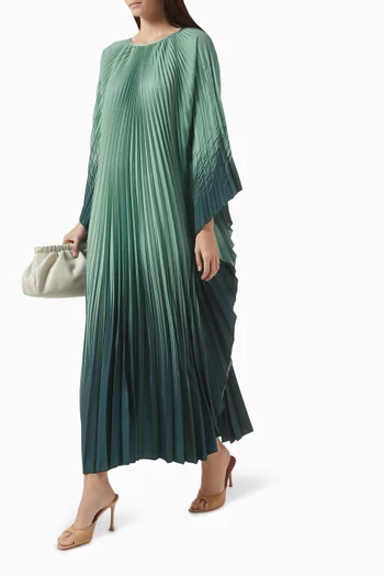 Printed Pleated Kaftan