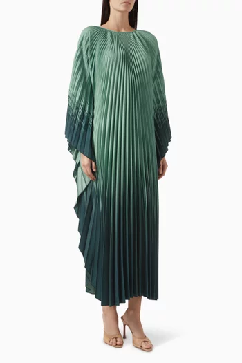 Printed Pleated Kaftan
