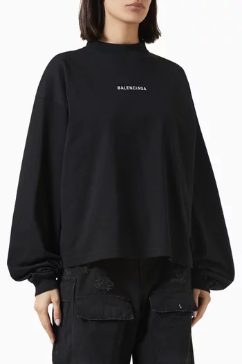 Logo T-shirt in Cotton-jersey