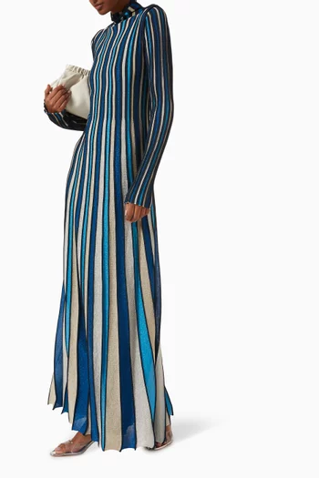 Glenda Maxi Dress in Lurex Knit
