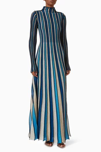 Glenda Maxi Dress in Lurex Knit