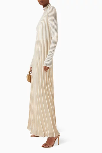 Glenda Maxi Dress in Lurex Knit