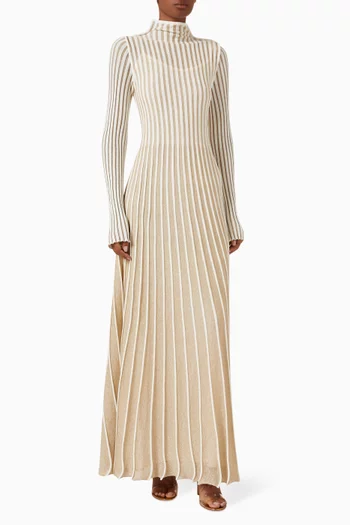 Glenda Maxi Dress in Lurex Knit