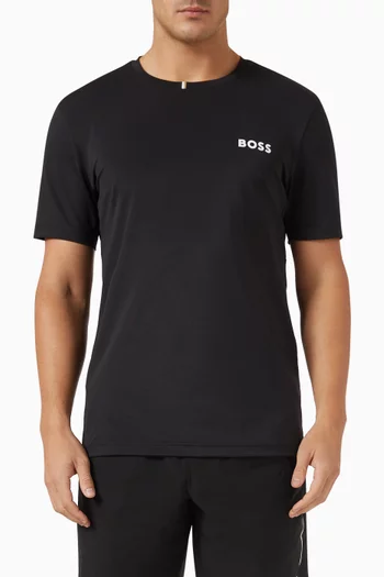 x Matteo Berrettini Logo T-shirt in Stretch-piqué