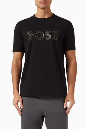 Logo-print T-shirt in Cotton-jersey