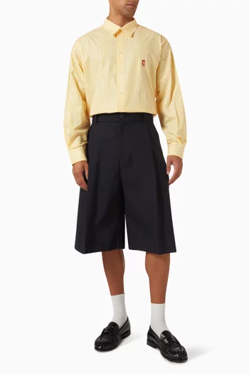 Striped Western Shirt in Cotton